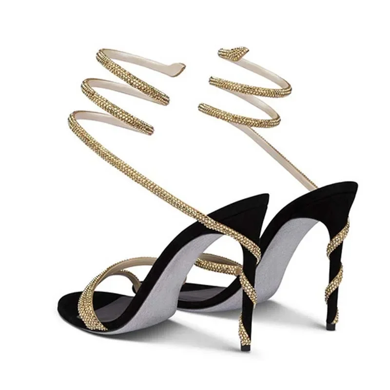 Street Fashion Styles - Eilyken Mode Kristall Stiletto High Heels