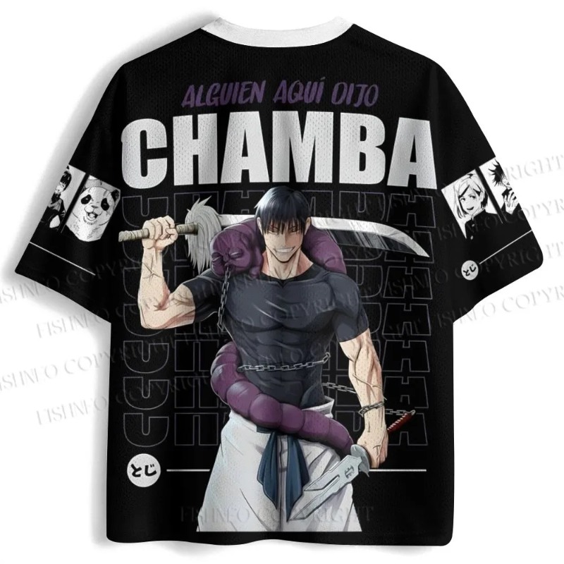 Street Fashion Baggy - Jujutsu Kaisen Toji Fushiguro T-Shirt Herren