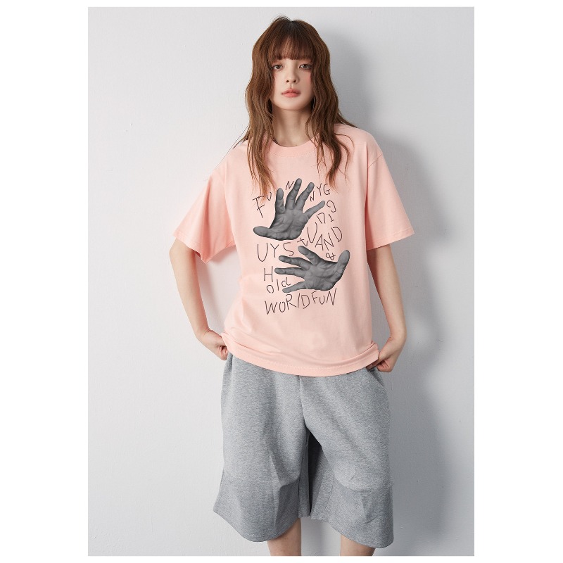 Street Fashion Guys - FUNNY GUY Amerikanisches Retro-T-Shirt für Damen,