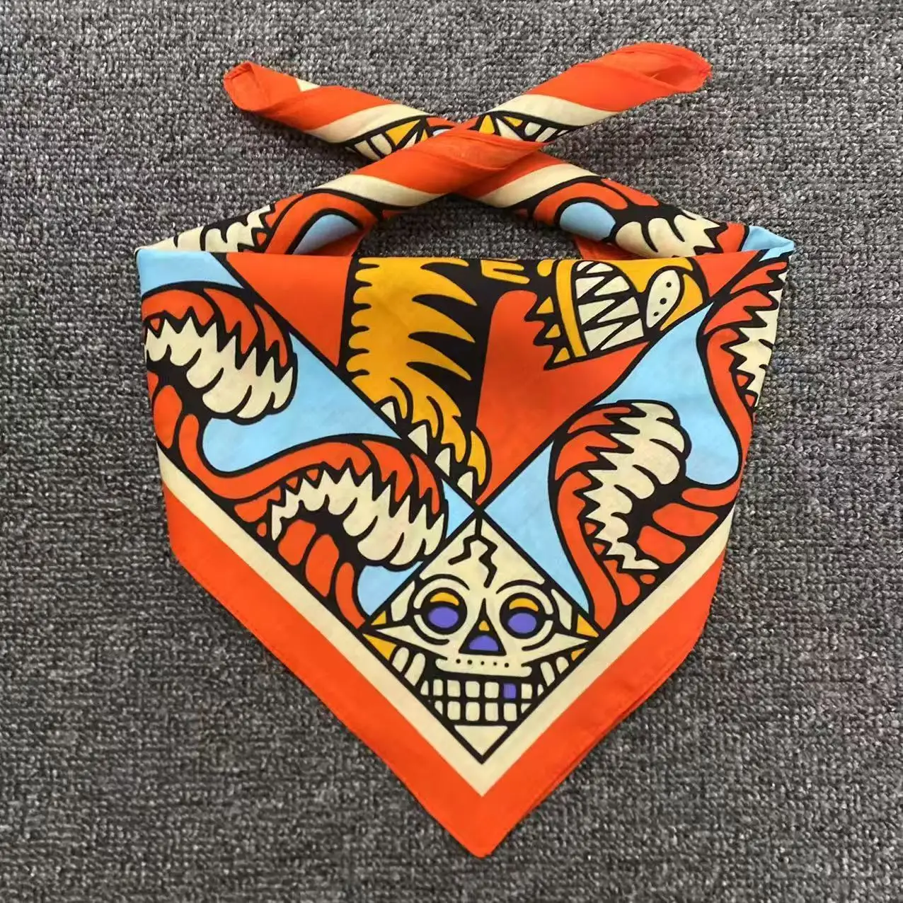 Street Fashion Dance - Digital Bedrucktes Retro-Bandana Hip-Hop Streetdance Sport-Turban