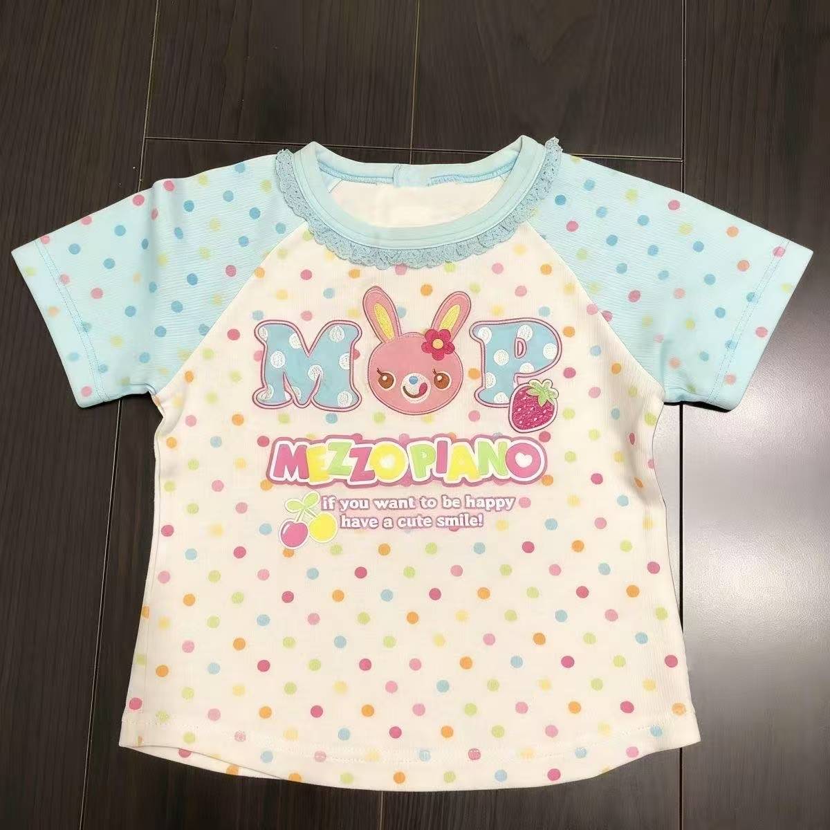 Vintage Kawaii Süße Kurzarm-T- – Street Fashion Styles Bewertung und Preis