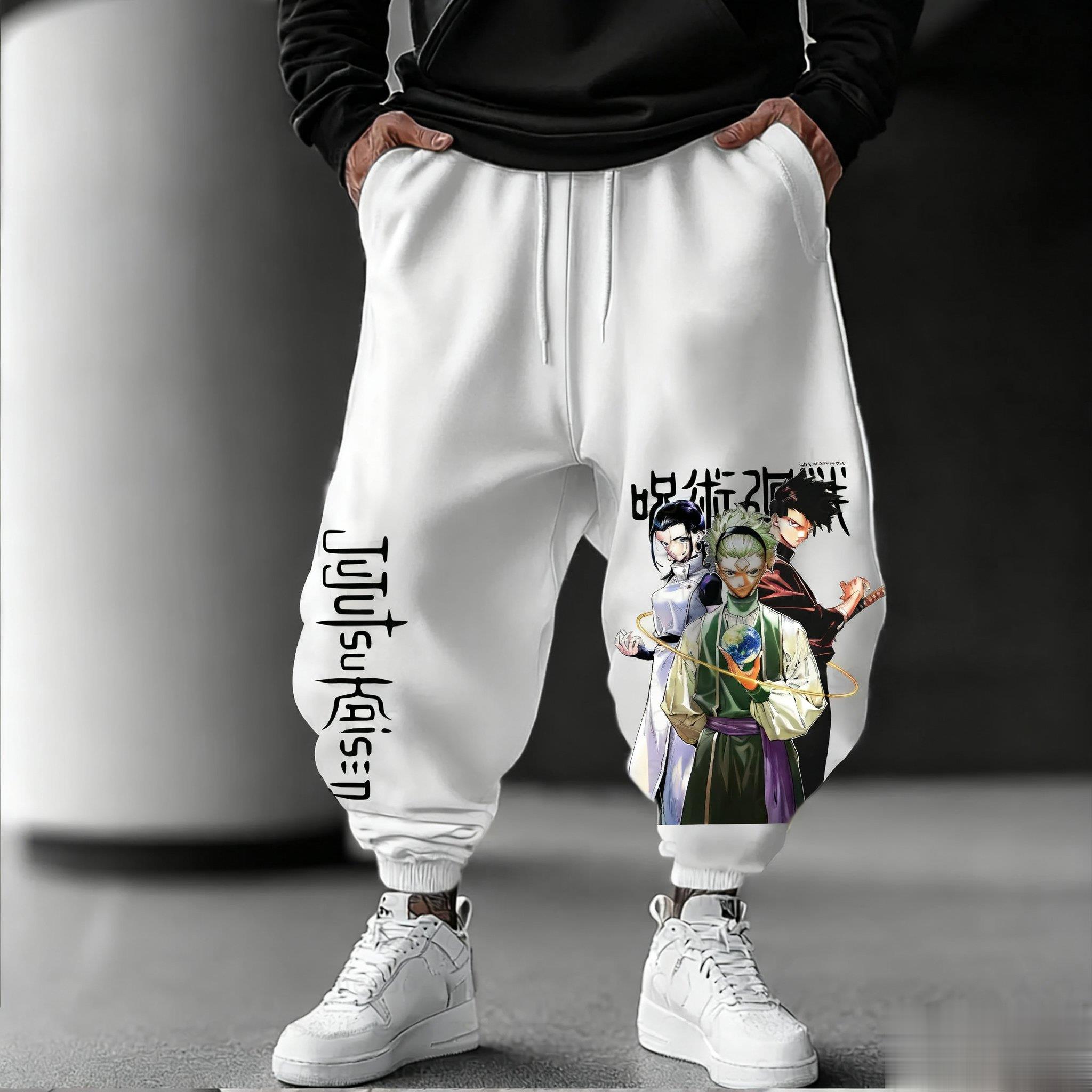 Jujutsu Kaisen Männer Jogging  – Street Fashion Baggy Bewertung und Preis