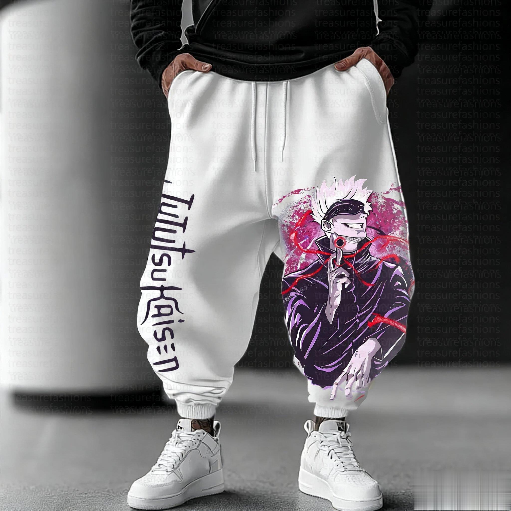 Jujutsu Kaisen Männer Jogging  – Street Fashion Baggy Bewertung und Preis