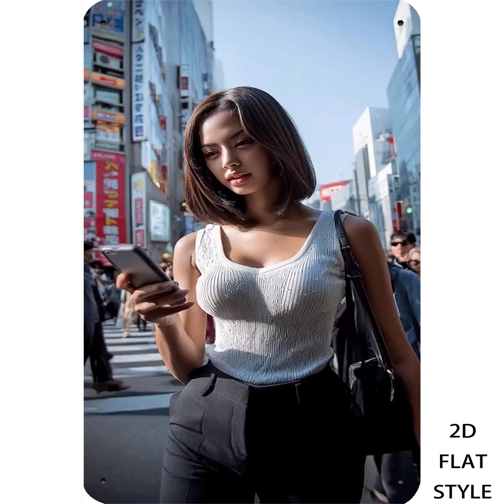 Retro-Metallblechschild, urban – Urban Street Fashion Photography Bewertung und Preis