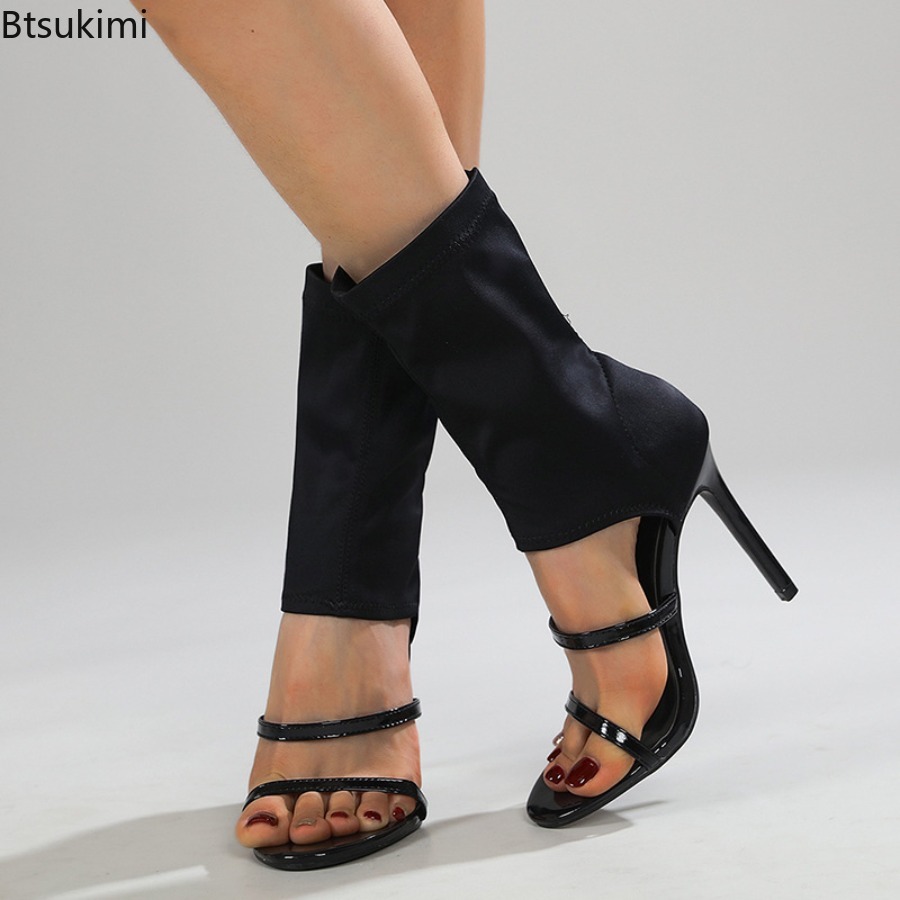 Sexy Stretch-Stiefel mit Hohen – Street Fashion Dance Bewertung und Preis