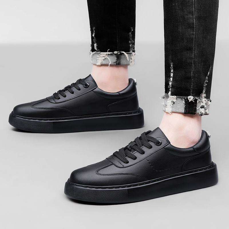 Echtleder-Plateau-Skateboard-S – Mesh Top Layering Bewertung und Preis