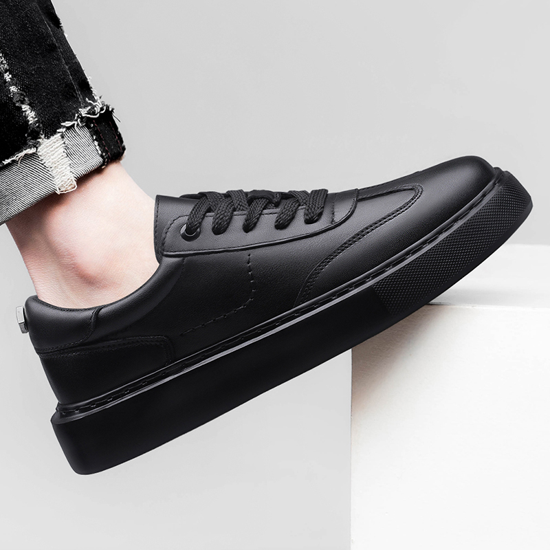 Echtleder-Plateau-Skateboard-S – Mesh Top Layering Bewertung und Preis