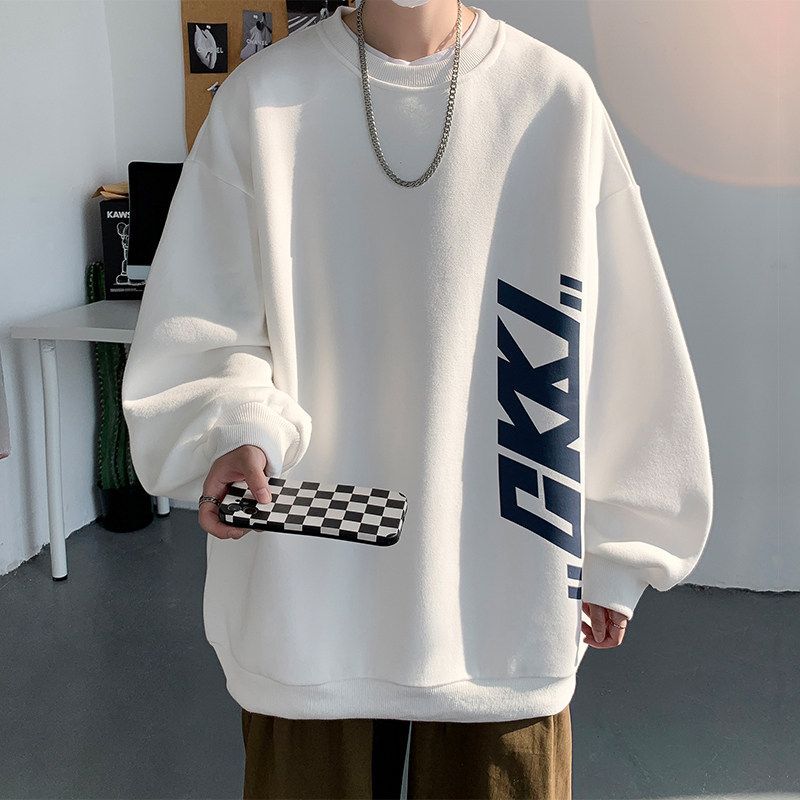 Seitlich bedrucktes, langärmel – Street Fashion Styles Bewertung und Preis