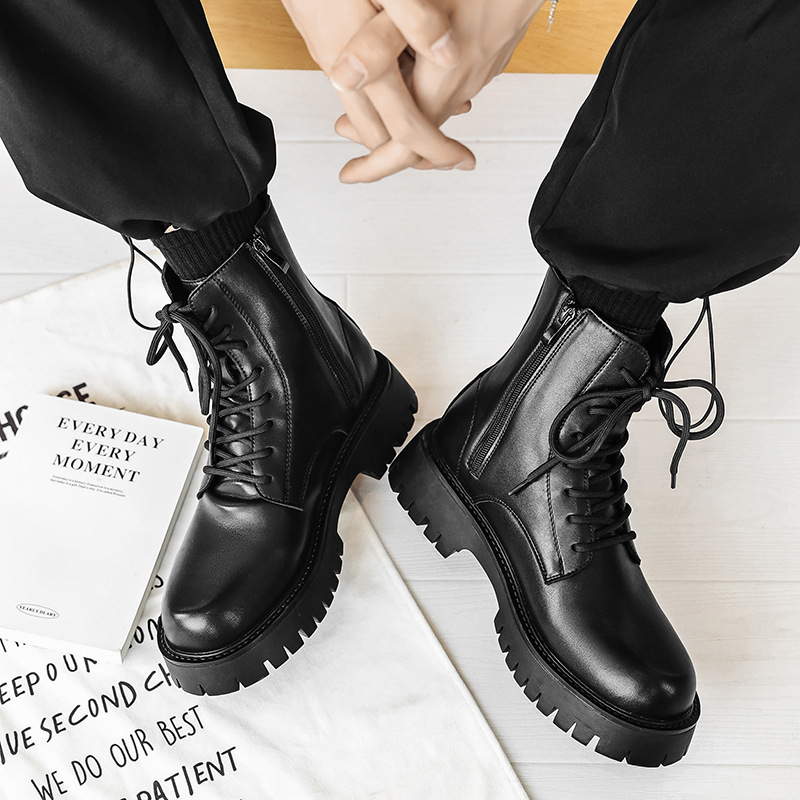 2025 Trend Männer Stiefel Turn – Street Fashion Trends Bewertung und Preis