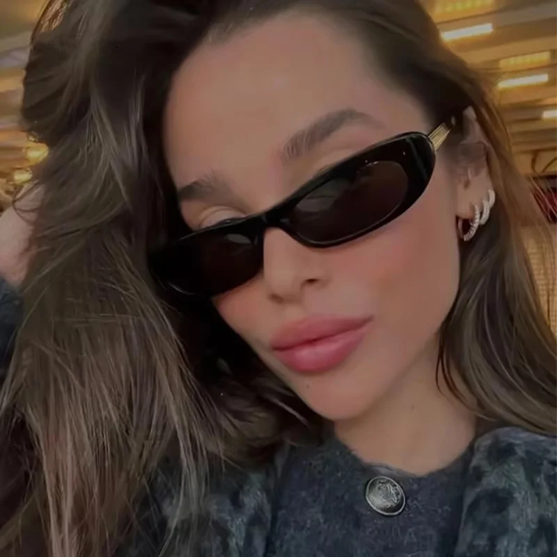 Neue Retro Ovale Sonnenbrille  – Street Fashion Shoot Bewertung und Preis
