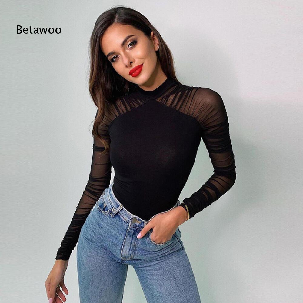Gotischer Einteiler in Schwarz – Mesh Top Layering Bewertung und Preis
