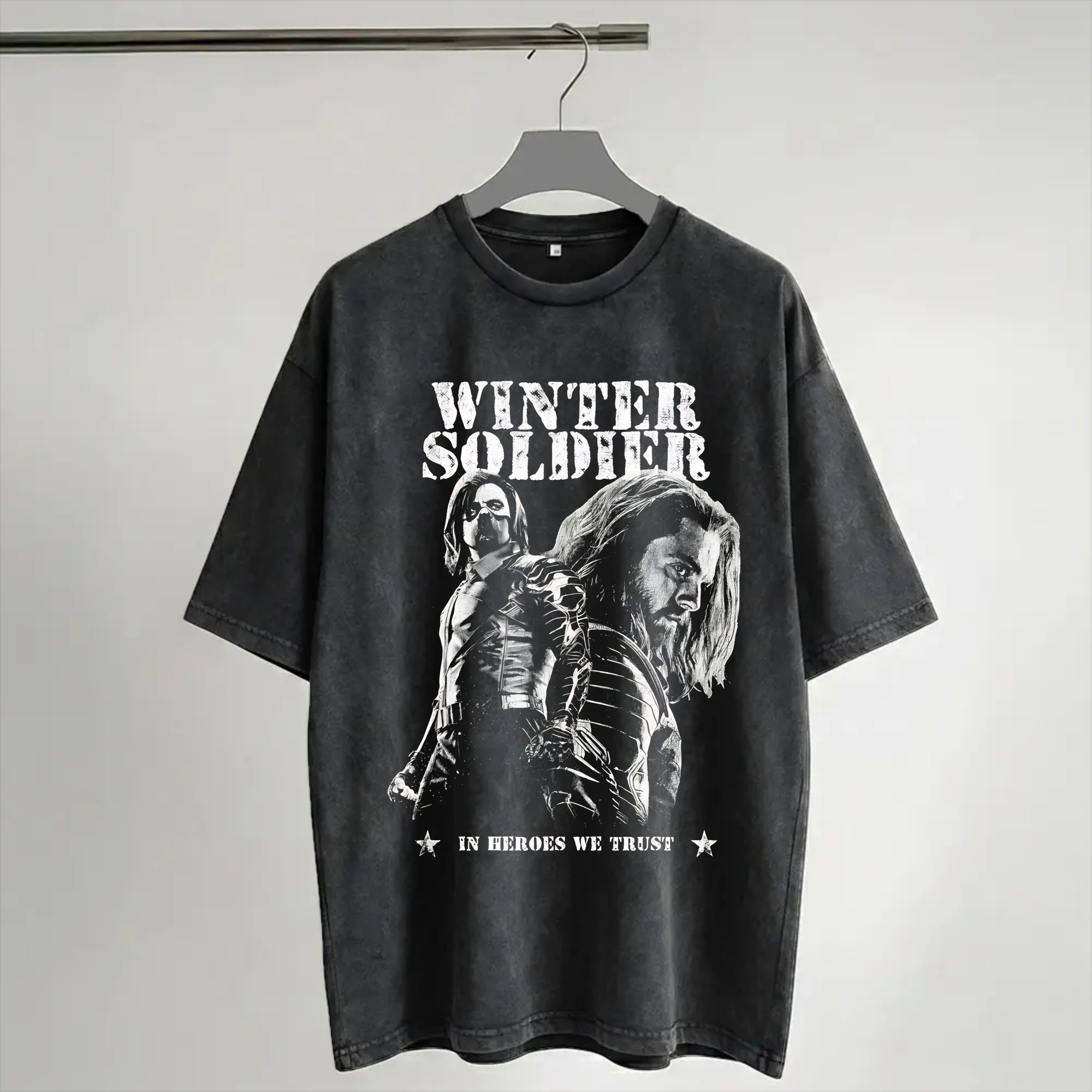 Harajuku Washed Shirt Soldier  – Street Fashion Outfit For Men Bewertung und Preis