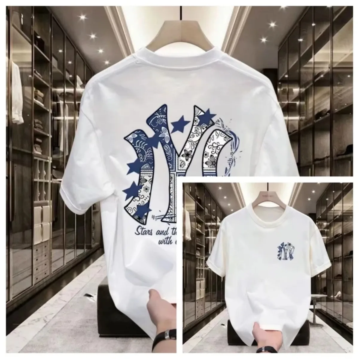 Herren-T-Shirt mit Aufdruck un – Parade Fashion Street Bewertung und Preis
