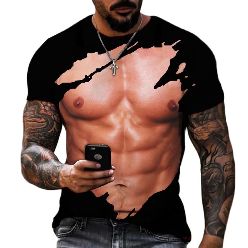 Sommer Mode Männer der 3D Gedr – Street Fashion Guys Bewertung und Preis