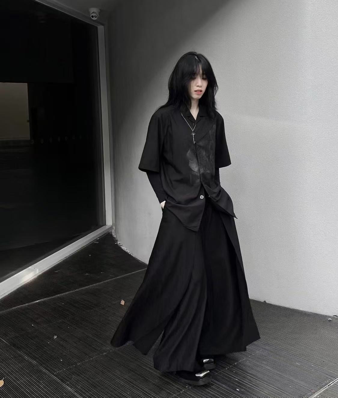 Cooles schwarzes neues chinesi – Street Fashion Outfit For Men Bewertung und Preis