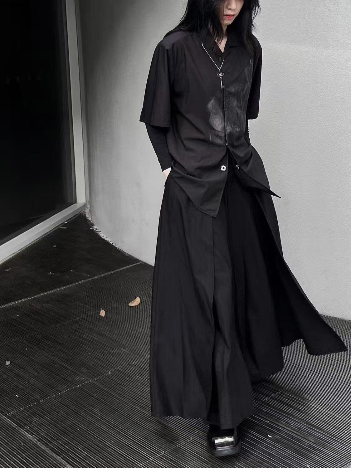 Cooles schwarzes neues chinesi – Street Fashion Outfit For Men Bewertung und Preis