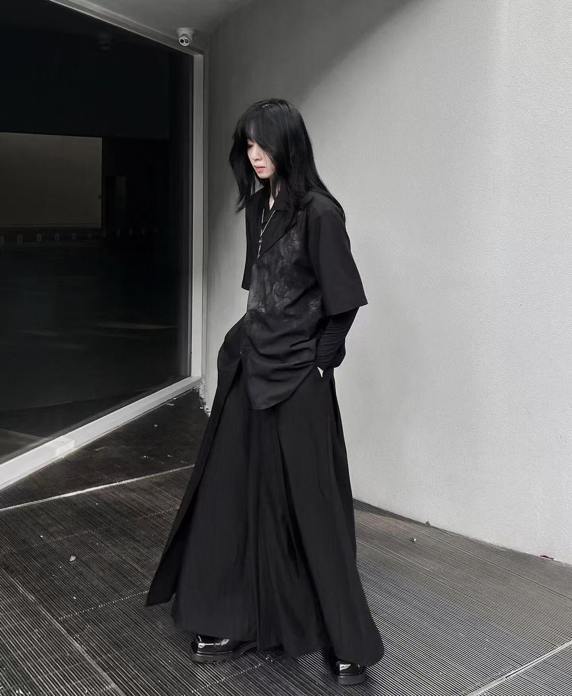 Cooles schwarzes neues chinesi – Street Fashion Outfit For Men Bewertung und Preis