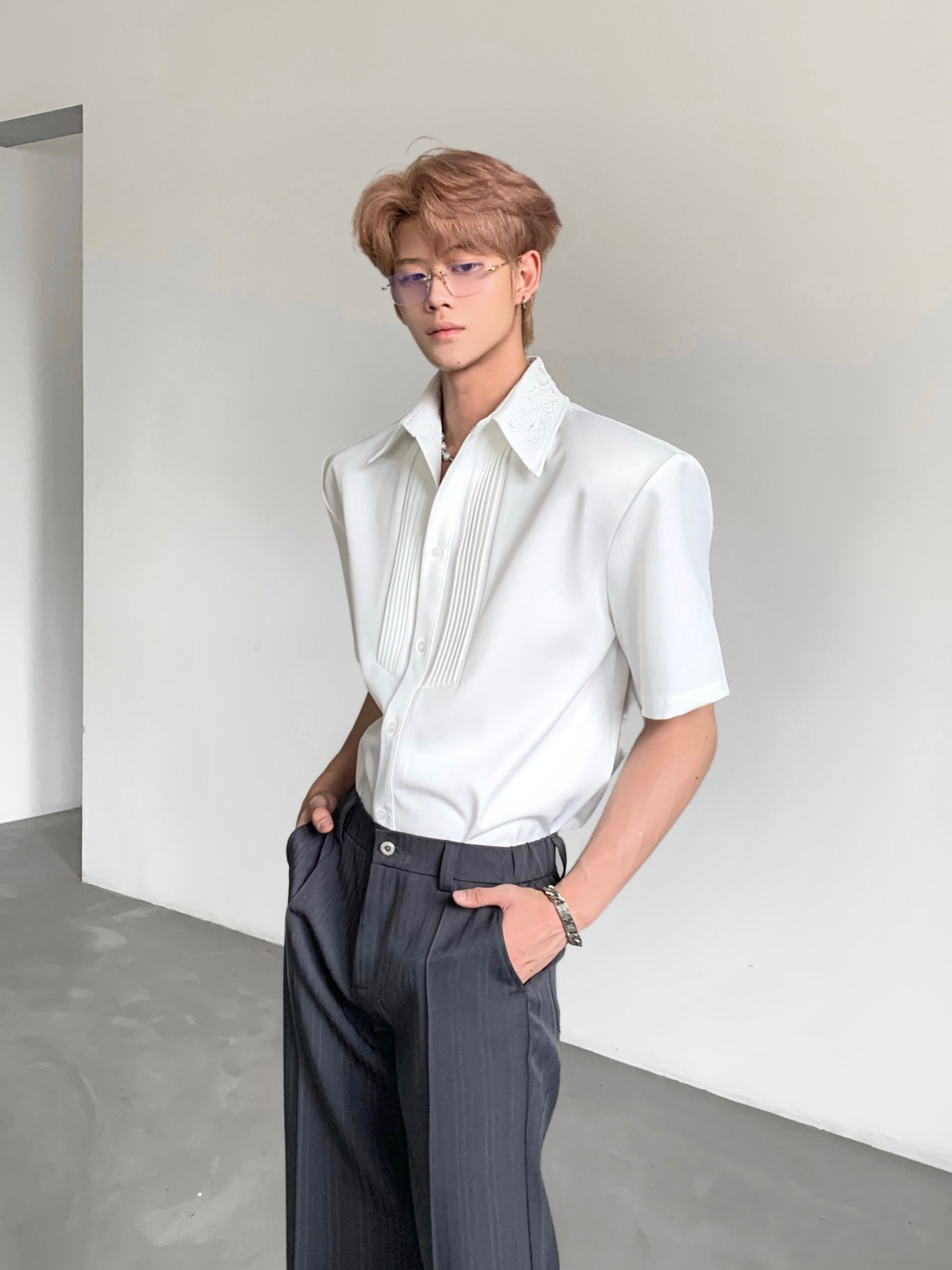 Ace Tailors Herrenhemd mit Sch – Urban Street Fashion Photography Bewertung und Preis