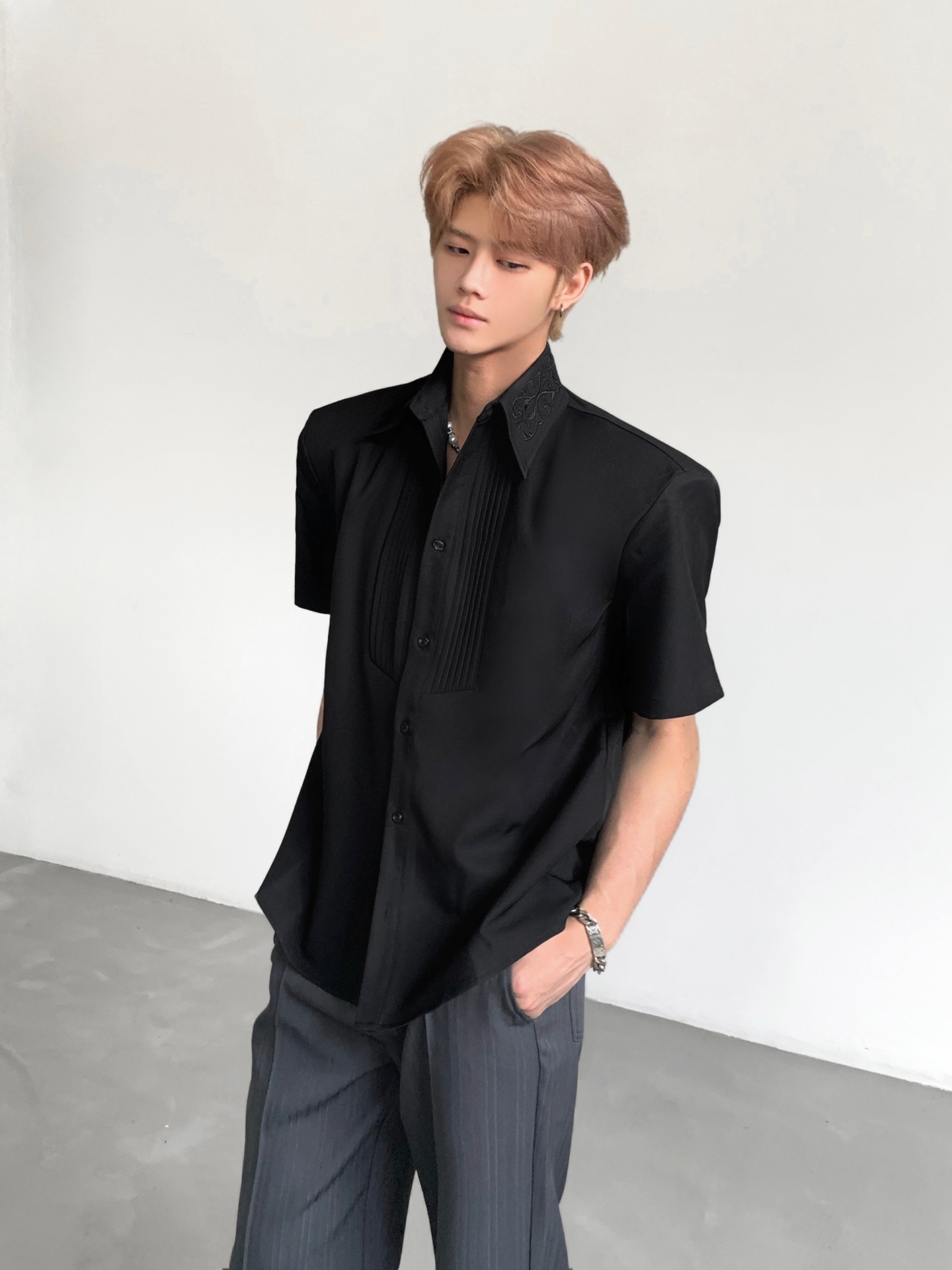 Ace Tailors Herrenhemd mit Sch – Urban Street Fashion Photography Bewertung und Preis