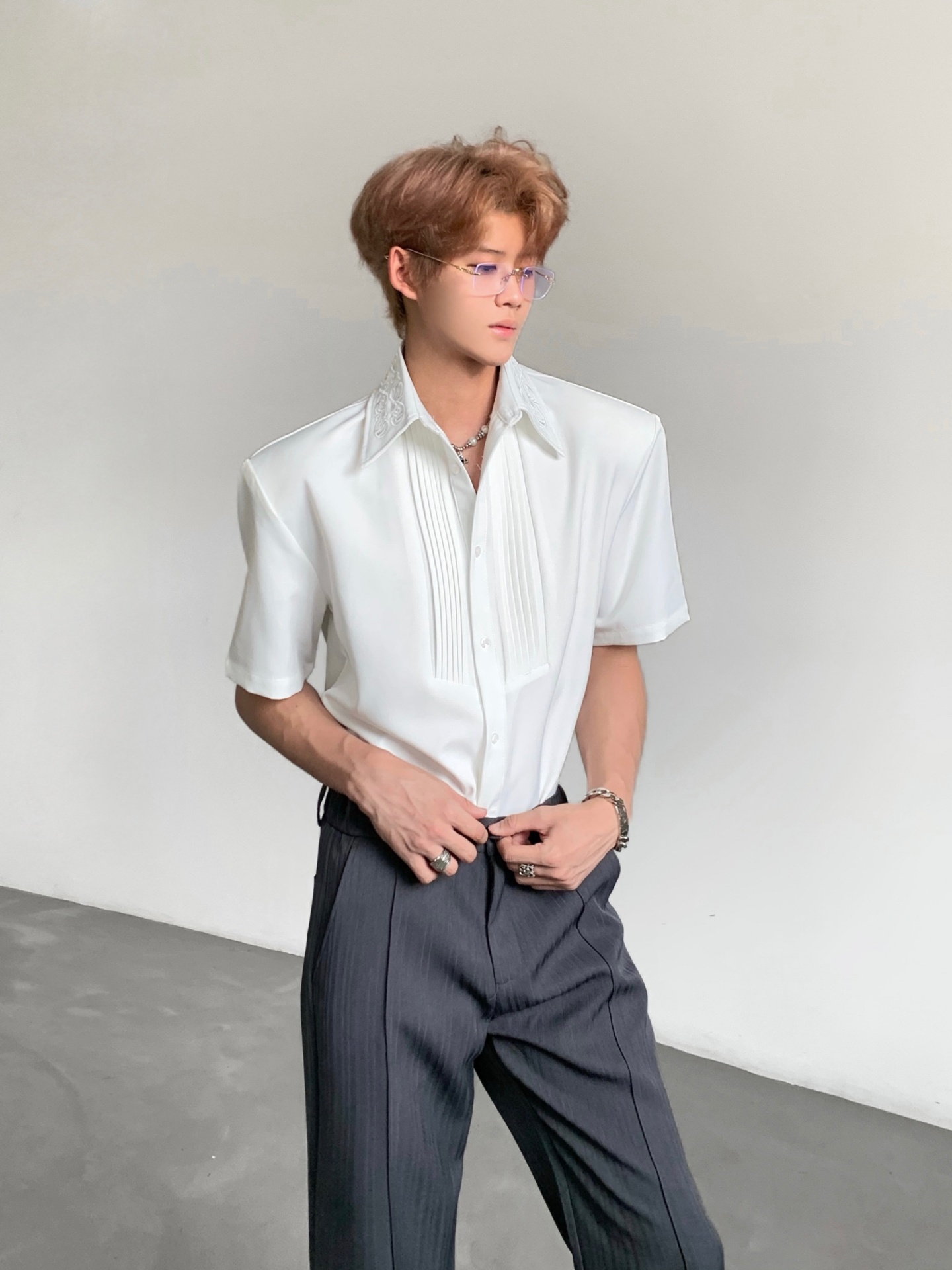 Ace Tailors Herrenhemd mit Sch – Urban Street Fashion Photography Bewertung und Preis