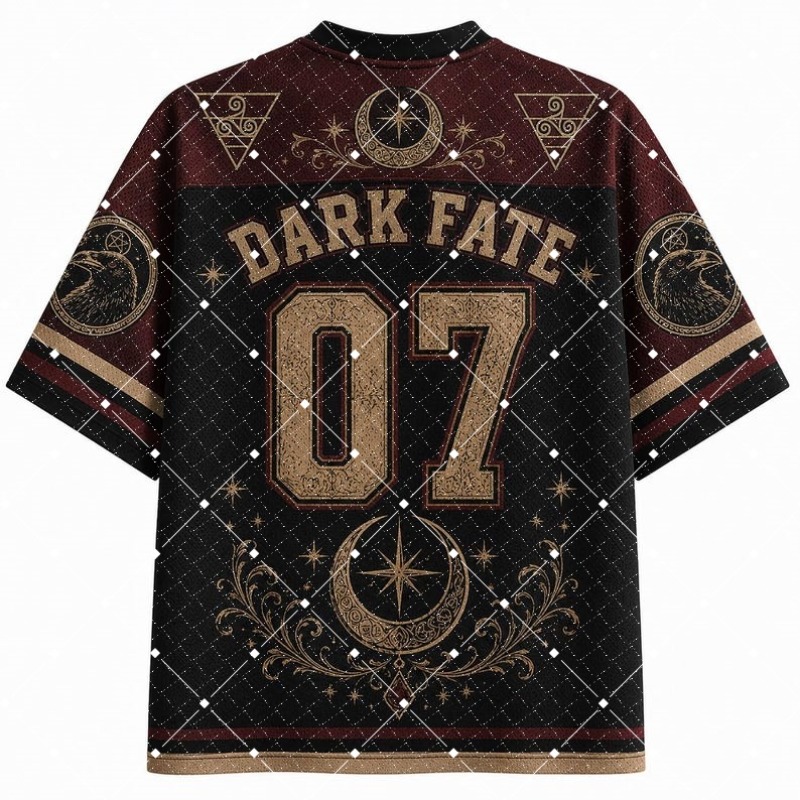 Dark Fate Hexen-Raben-Print V- – Street Fashion Dance Bewertung und Preis