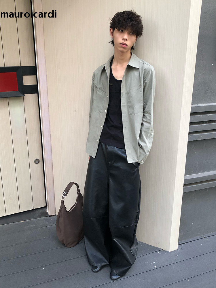 Mauroicardi Frühling Herbst Co – Street Fashion Baggy Bewertung und Preis