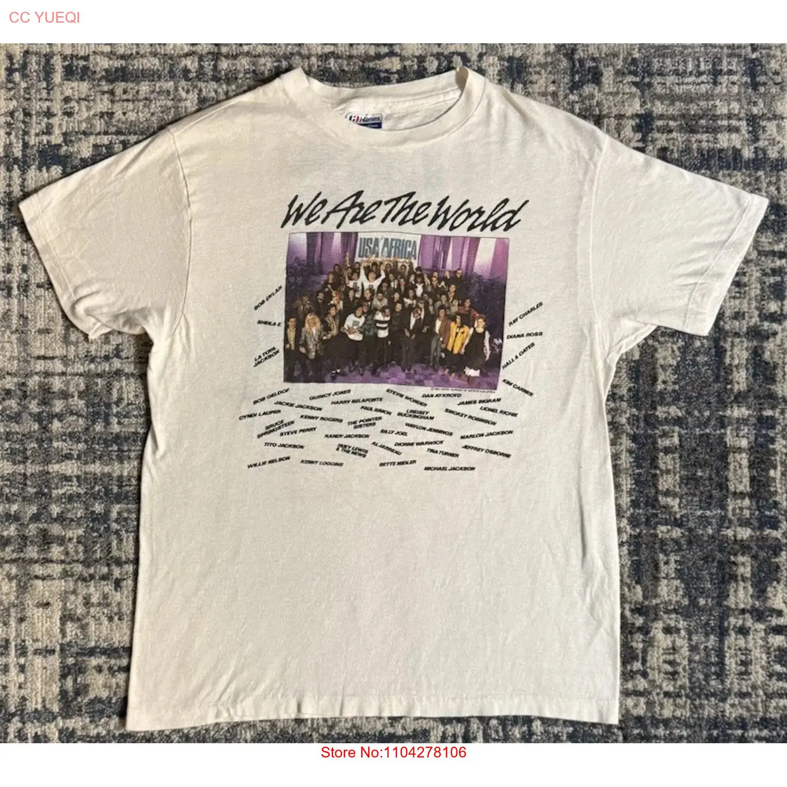 Vintage 1985 We Are The World  – Street Fashion Dance Bewertung und Preis