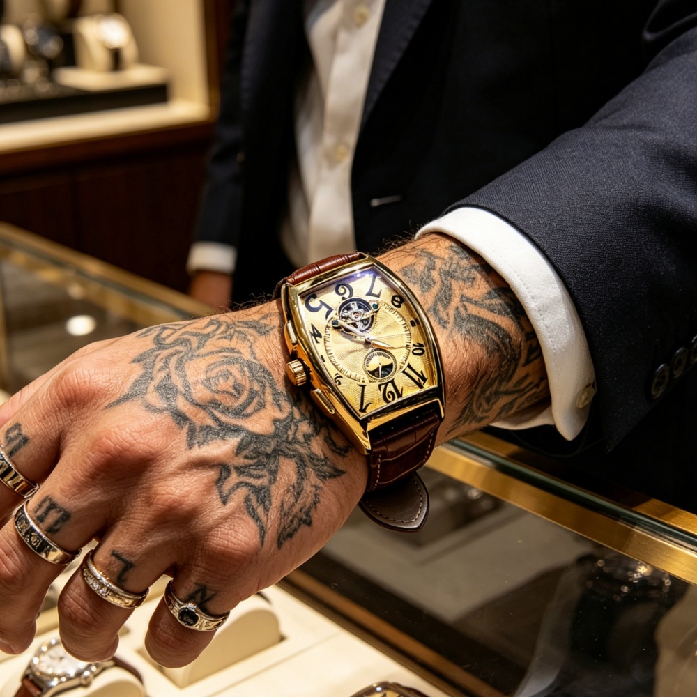 Mechanische Herrenuhr im Punk- – Street Fashion Guys Bewertung und Preis