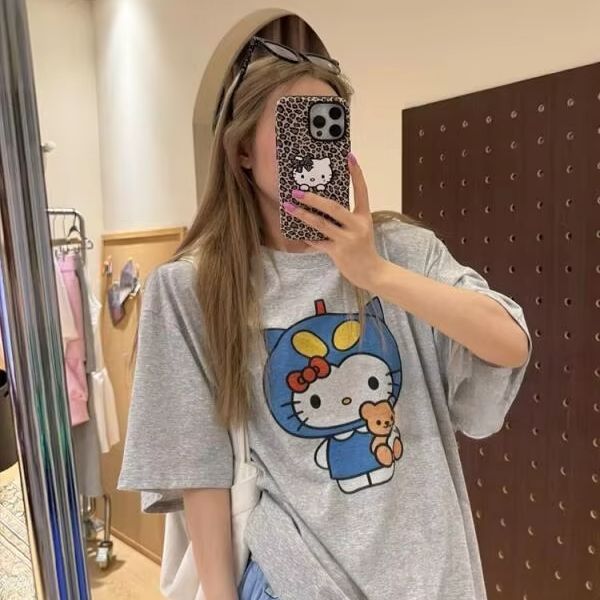 Kurzärmliges T-Shirt mit Hello – Street For Fashion Bewertung und Preis