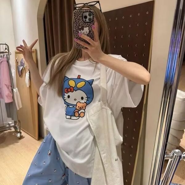 Kurzärmliges T-Shirt mit Hello – Street For Fashion Bewertung und Preis