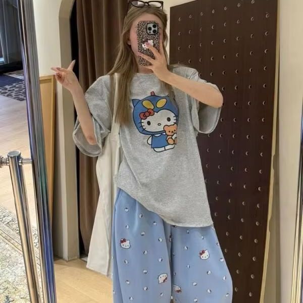 Kurzärmliges T-Shirt mit Hello – Street For Fashion Bewertung und Preis