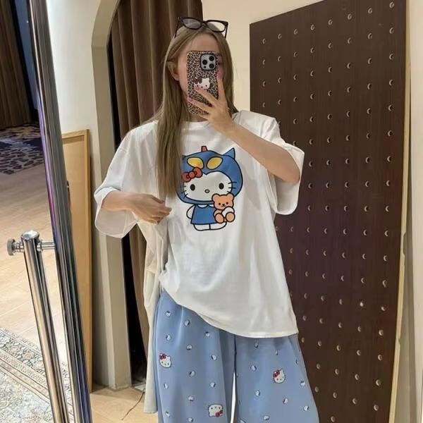Kurzärmliges T-Shirt mit Hello – Street For Fashion Bewertung und Preis