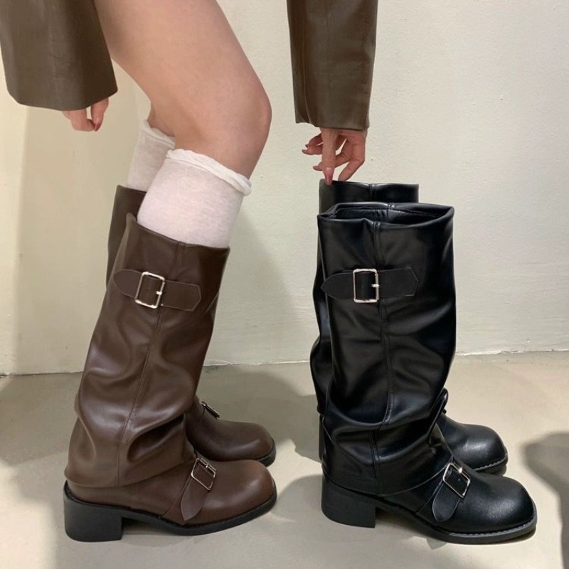 2025 frau Stiefel Kniehohe Pla – Street Fashion Trends Bewertung und Preis