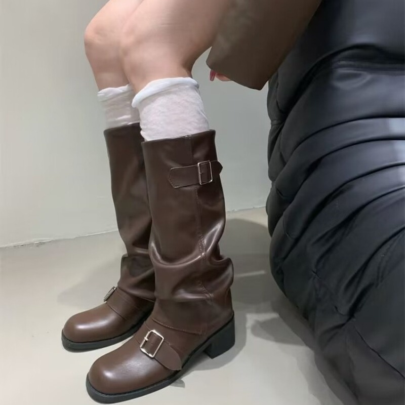 2025 frau Stiefel Kniehohe Pla – Street Fashion Trends Bewertung und Preis