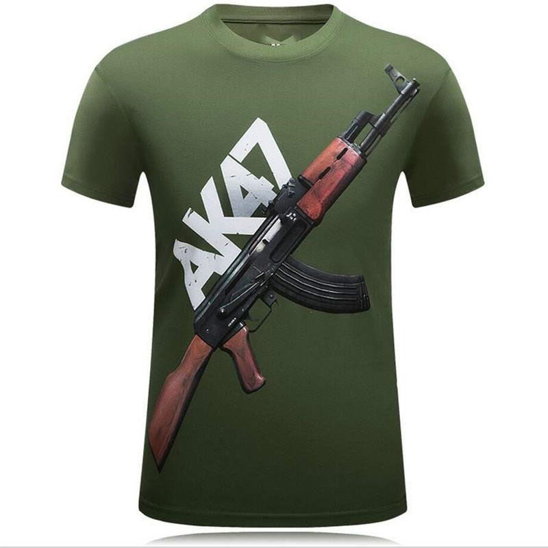 Tough Guy Stil 3D Druck T-shir – Street Fashion Guys Bewertung und Preis