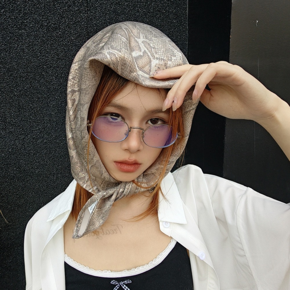 Kopfbedeckung Y2K Snake Print  – Street Fashion Dance Bewertung und Preis