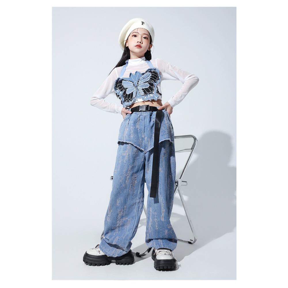 Jazz Hip-Hop Tanz-Set Mesh Lan – Street Fashion Dance Bewertung und Preis