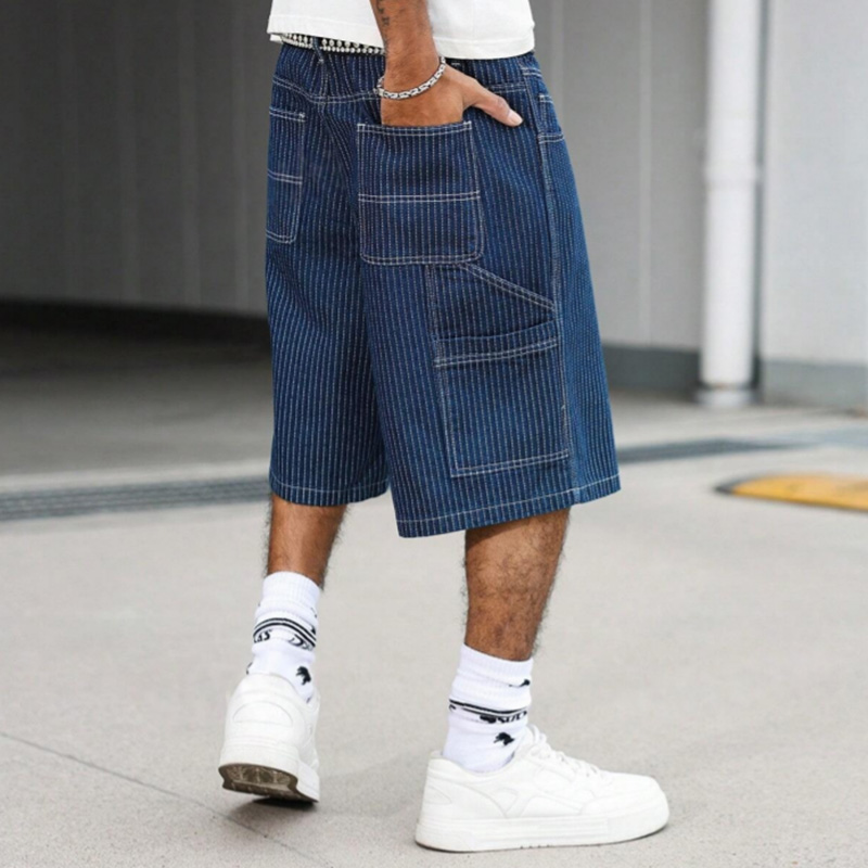 Vintage Hickory Stripe Baggy D – Street Fashion Baggy Bewertung und Preis