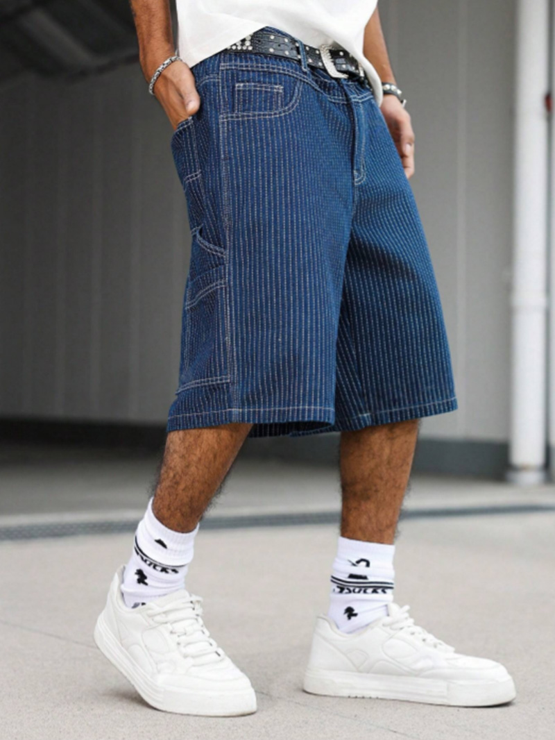 Vintage Hickory Stripe Baggy D – Street Fashion Baggy Bewertung und Preis